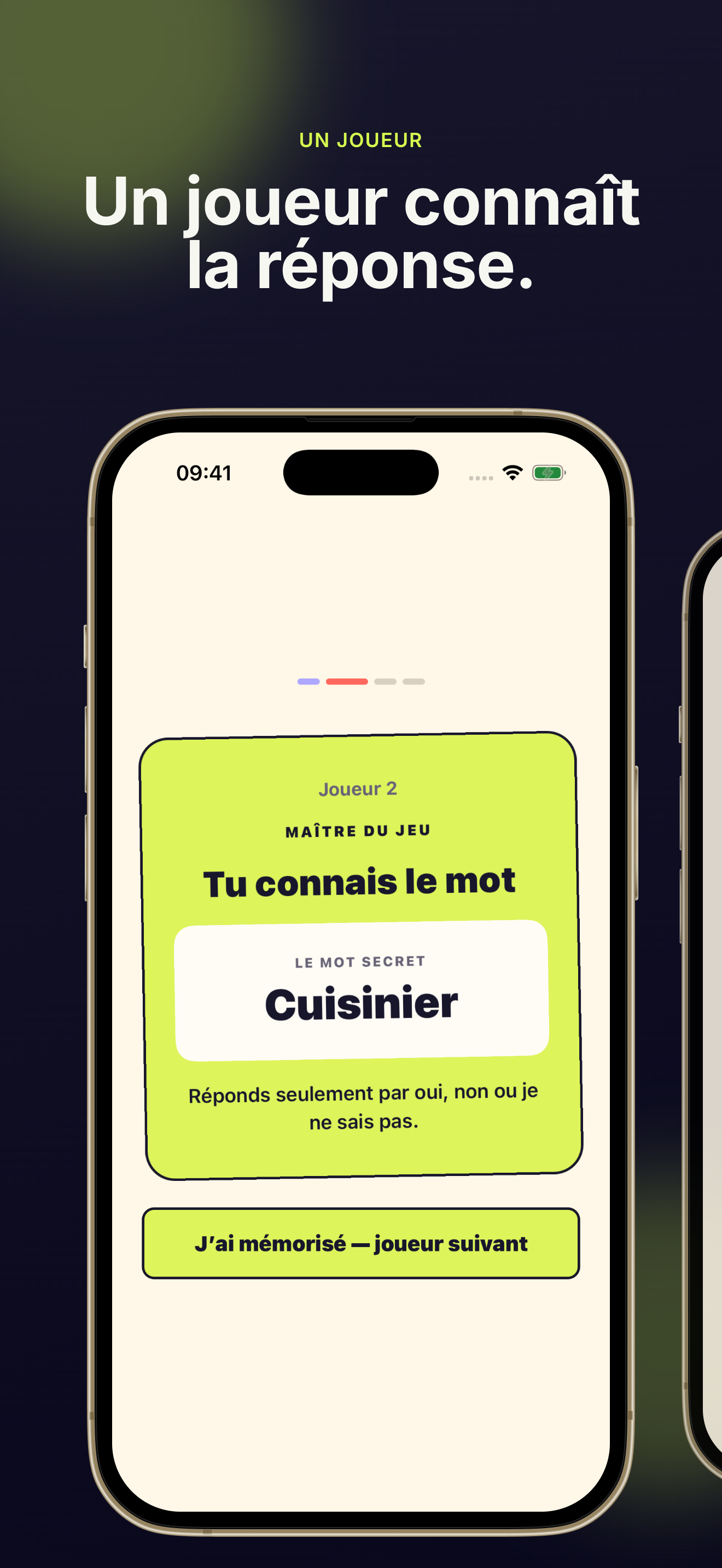 Découvrez votre rôle